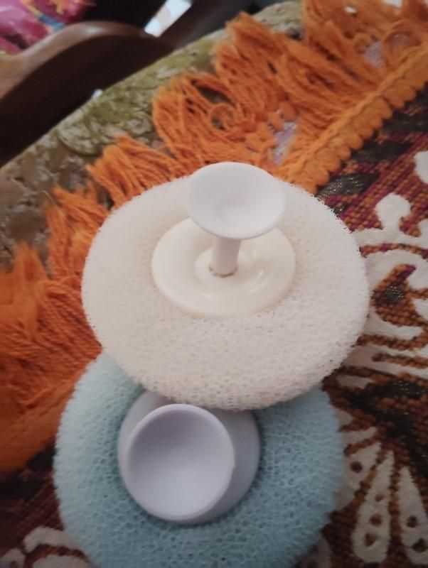 Bath Towel Scrub with Sucker Scrub