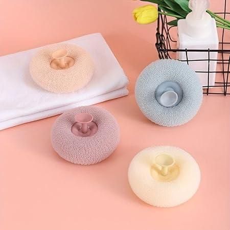 Bath Towel Scrub with Sucker Scrub